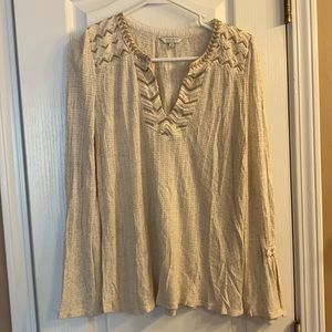 Lucky brand flare sleeve top